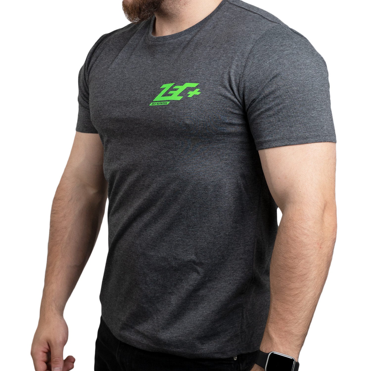 zec-melange-t-shirt-herren-t-shirt-schwarz-m-baumwolle image 8