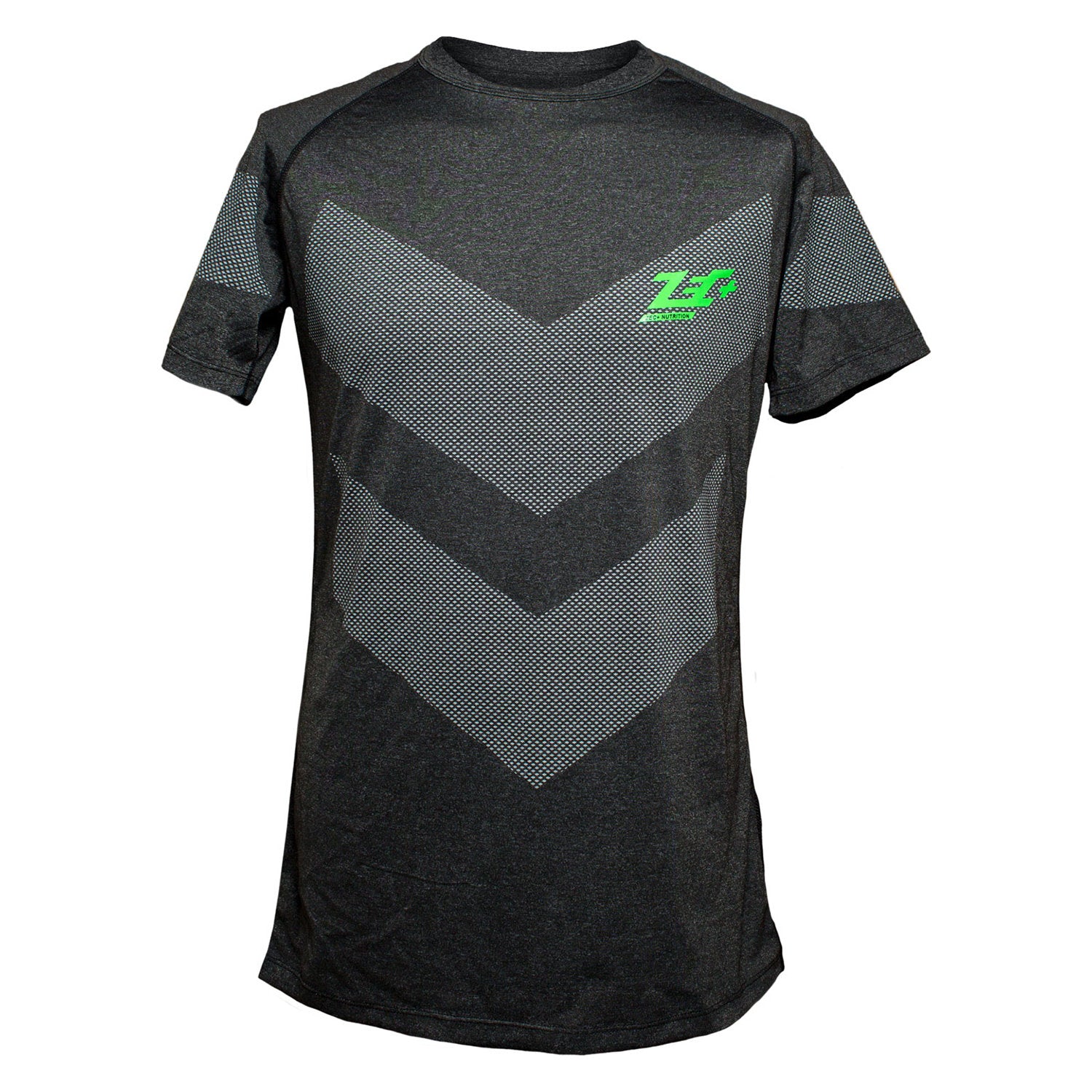 zec-rashguard-short-sleeve-herren-dark-black-l image 2