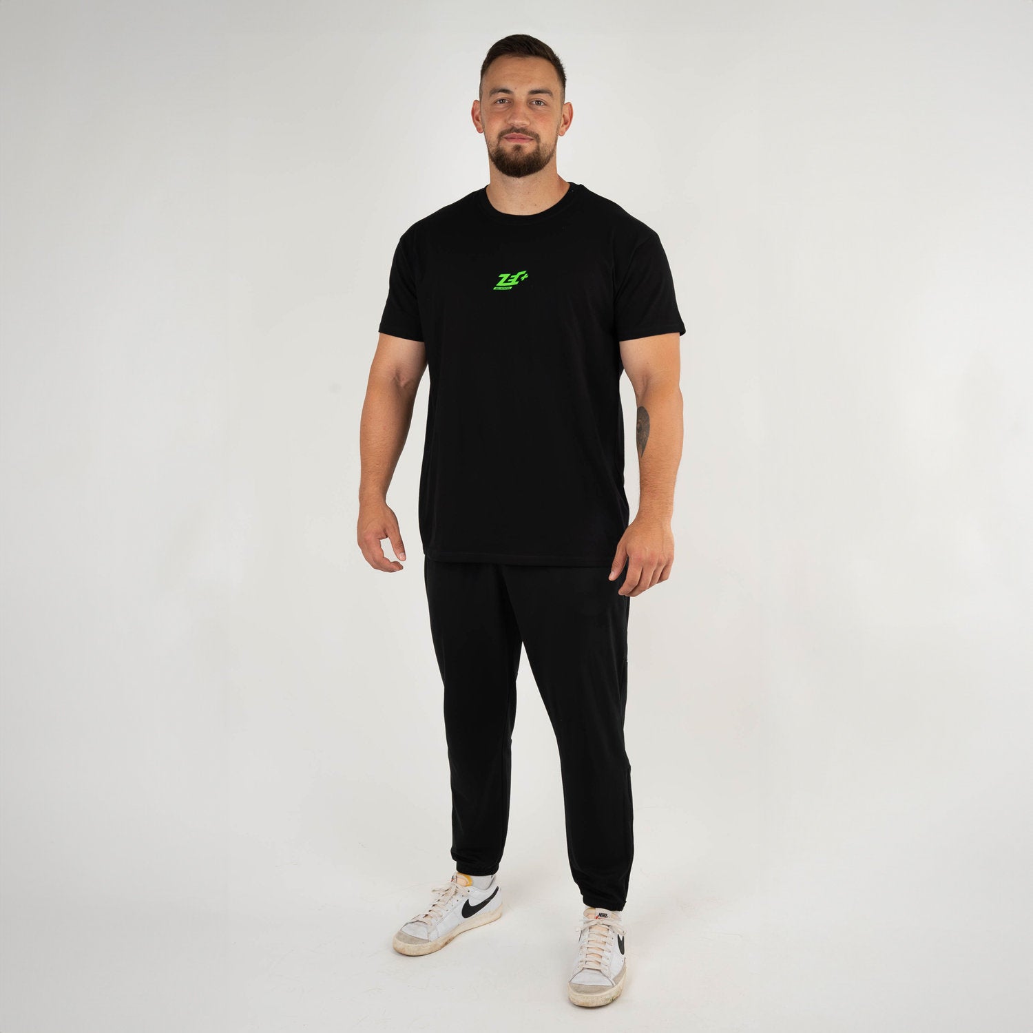 zec-health-basic-classic-t-shirt-herren-l-schwarz-baumwolle image 3