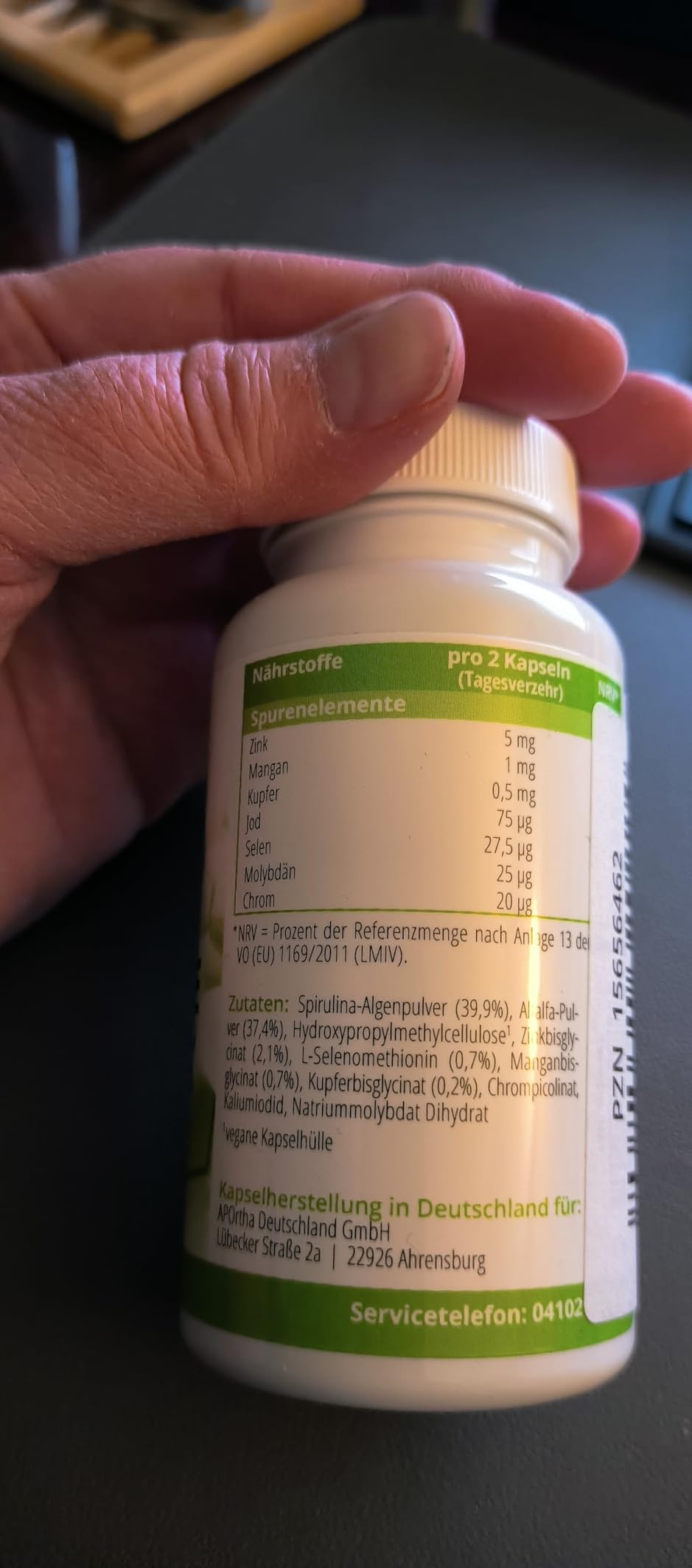 Pulverfüllung