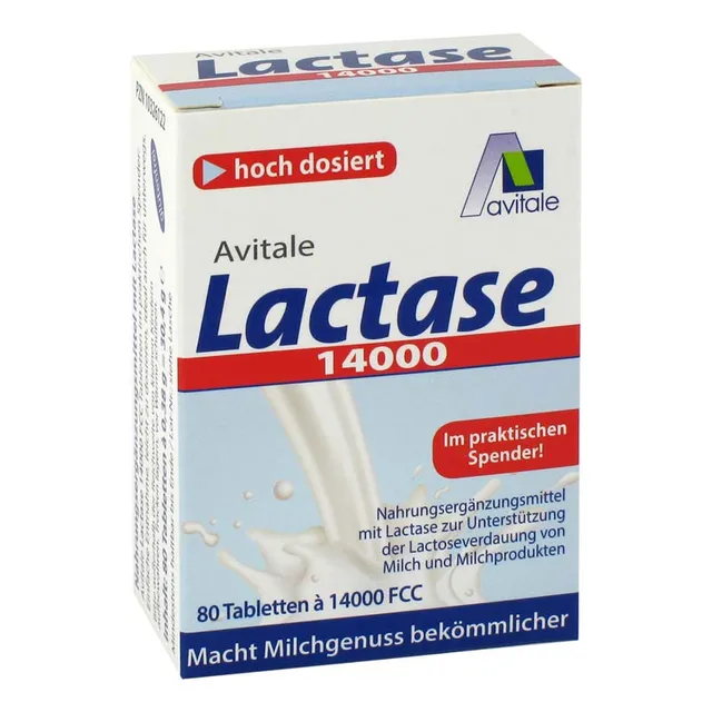 avitale-lactase-14000-fcc-tabletten-laktoseverdauung image 1
