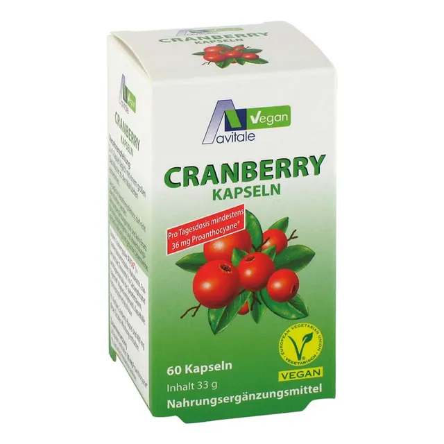 avitale-cranberry-vegan-kapseln-extrakt-wohlbefinden image 1