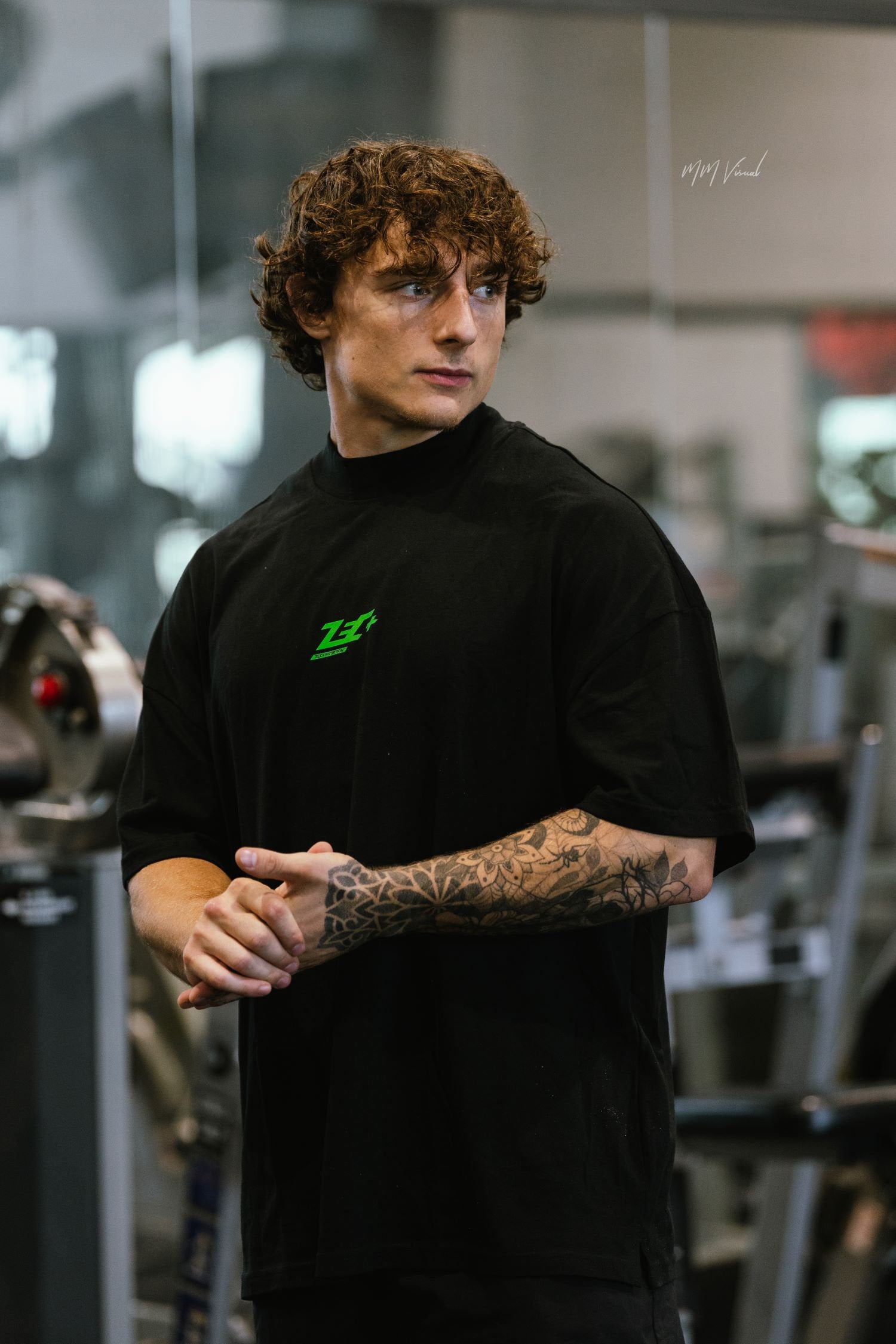 zec-basic-oversized-t-shirt-l-schwarz-baumwolle image 4