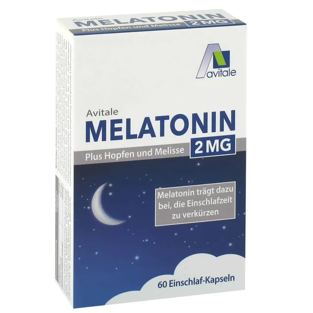 avitale-melatonin-2mg-kapseln-hopfen-melisse-einschlaf image 1