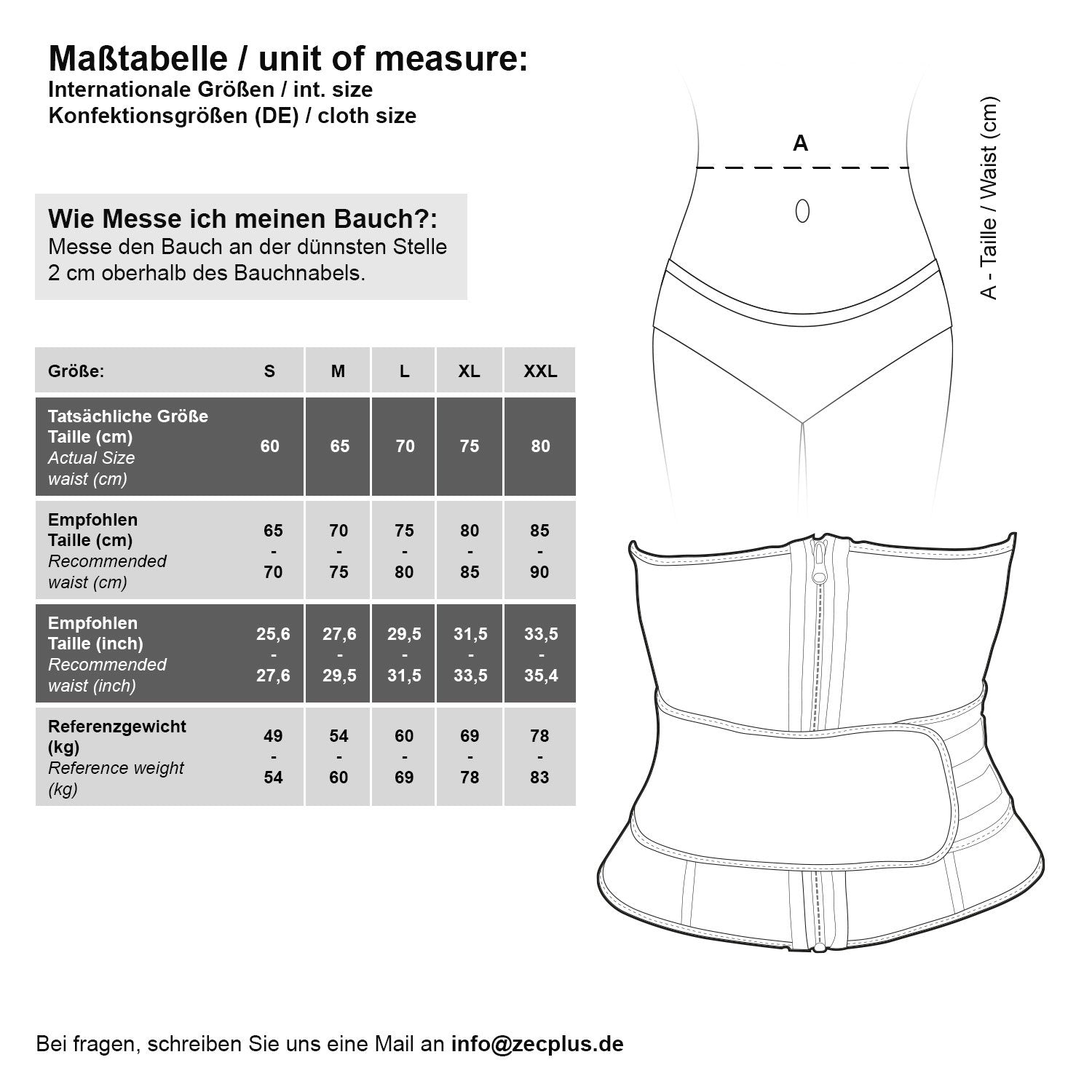 zec-health-ladies-taillengurt-waist-belt-s-neopren image 4
