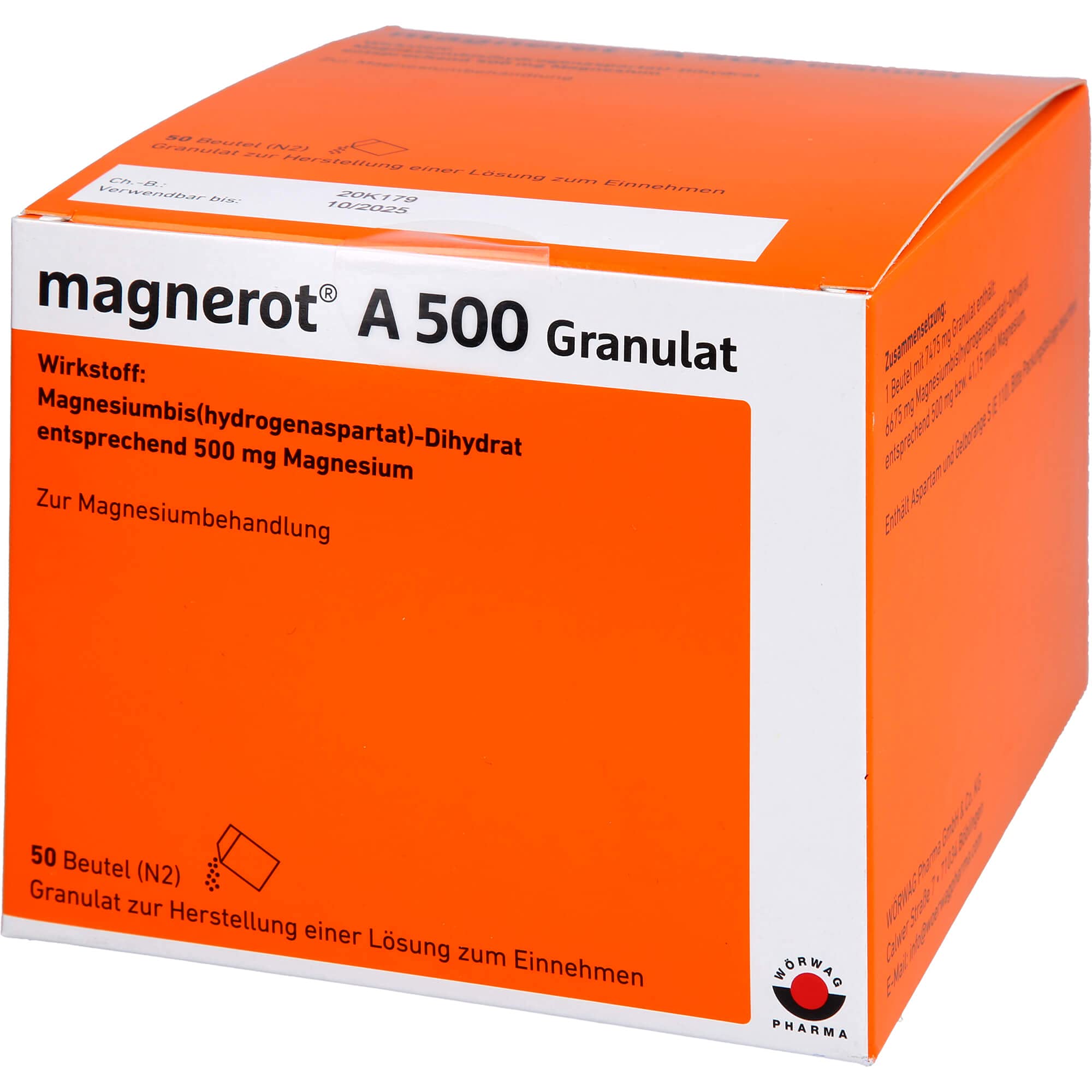 magnerot-a-500-granulat-50-beutel-magnesium-passionsfrucht image 2