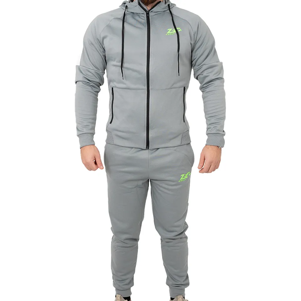 zec-passion-tracksuit-trainingsanzug-grau-polyester image 1