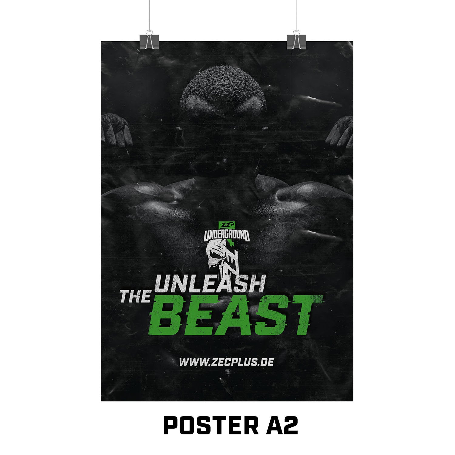 zec-poster-a2-punish-unleash-wandbild-fitness-motiv image 7