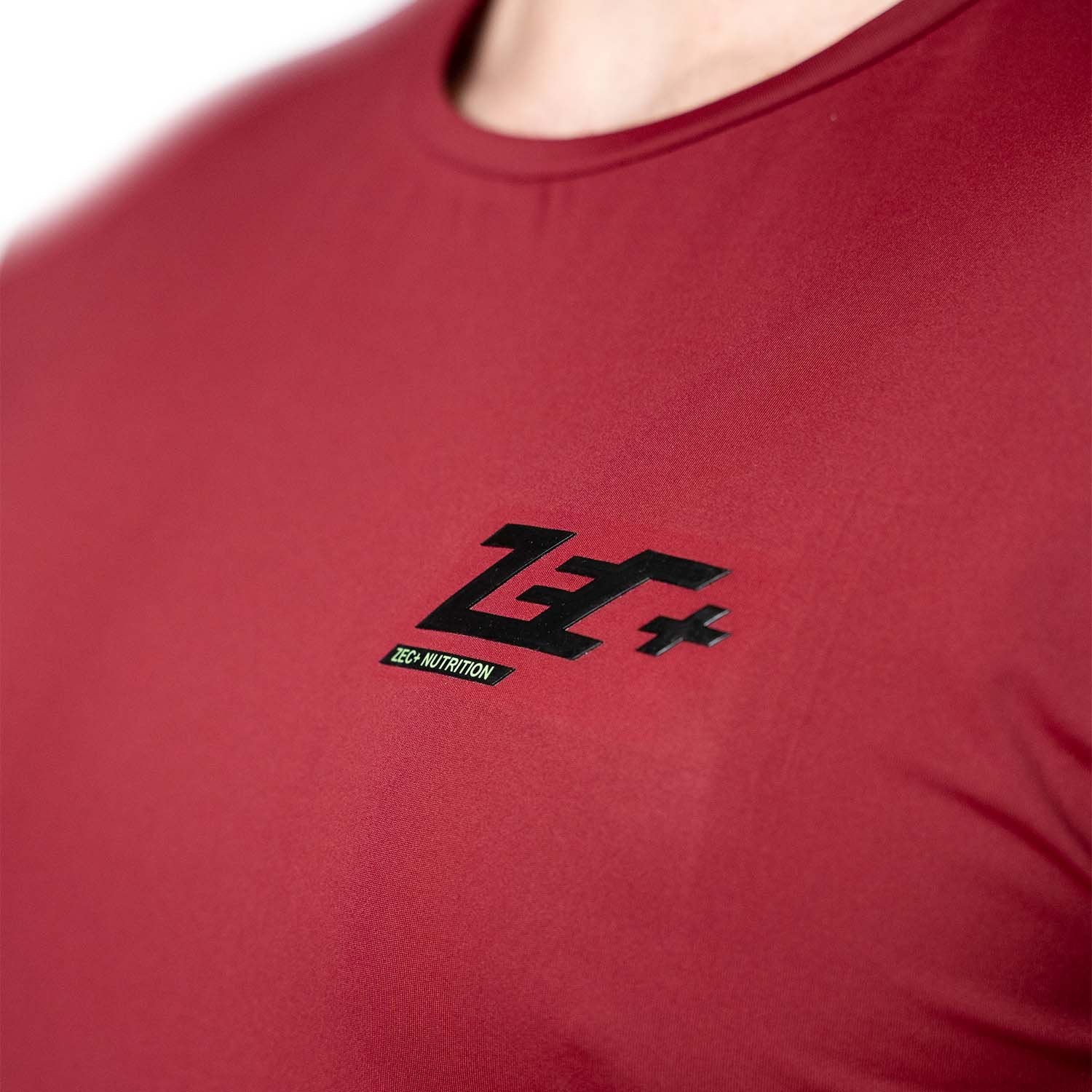 zec-vibes-t-shirt-herren-burgundy-l-100-polyester image 4