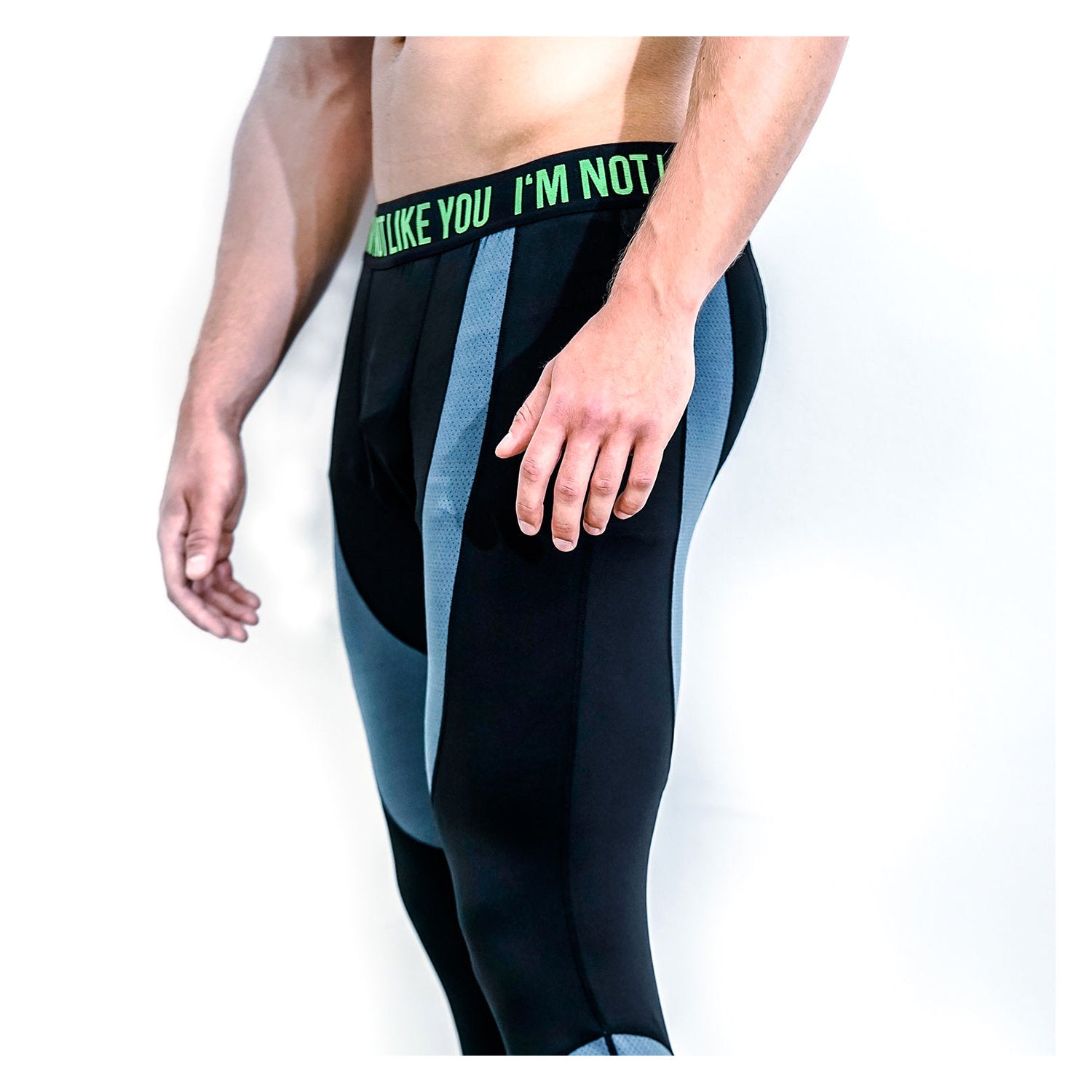 zec-health-gym-kompressionshose-trainingshose-m-polyester image 2