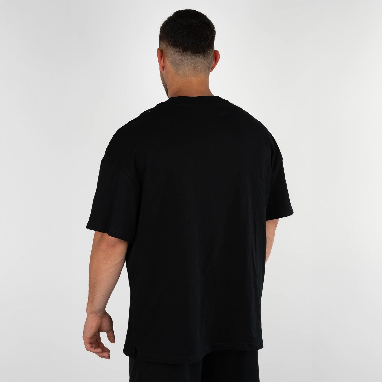 zec-basic-oversized-t-shirt-l-schwarz-baumwolle image 2