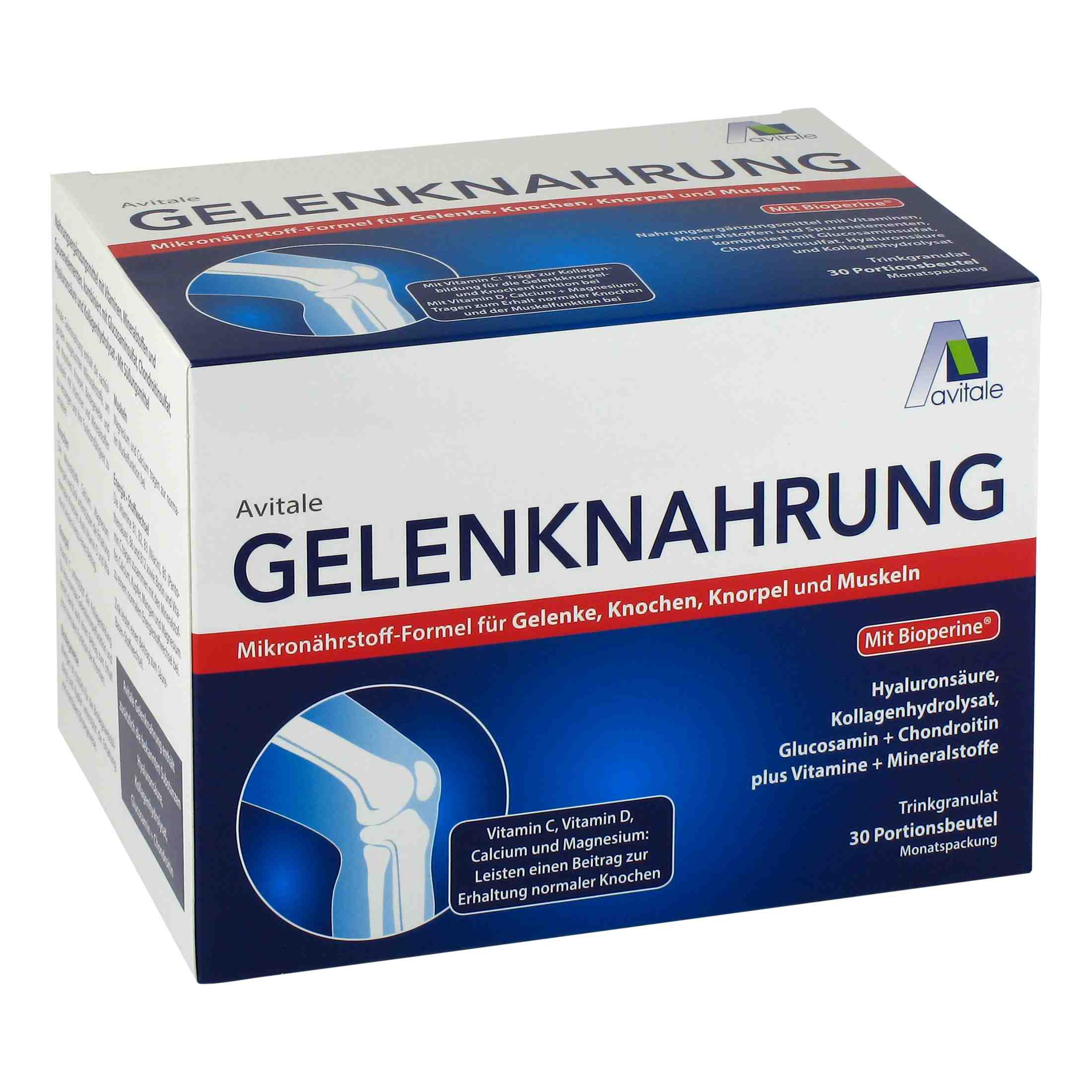 avitale-gelenknahrung-trinkgranulat-pulver-kollagen-hyaluron image 1
