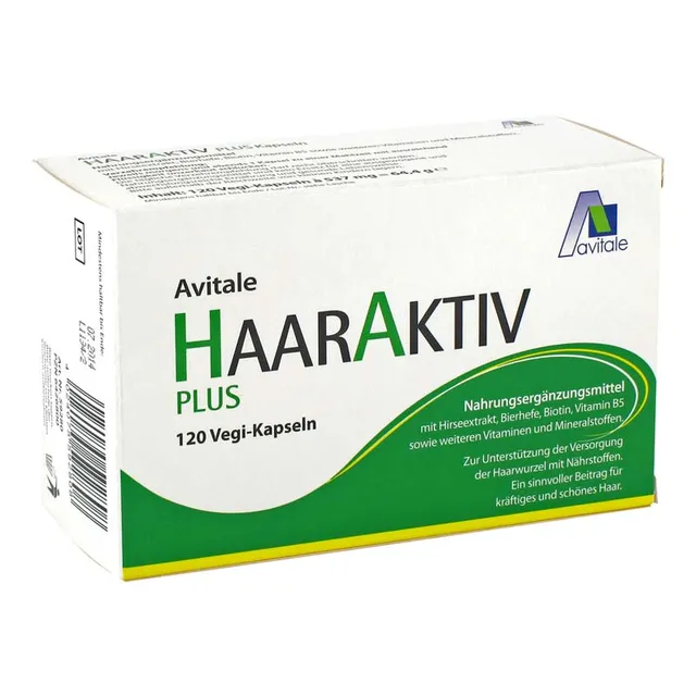 avitale-haaraktiv-plus-haarkapseln-mit-biotin-und-zink image 1