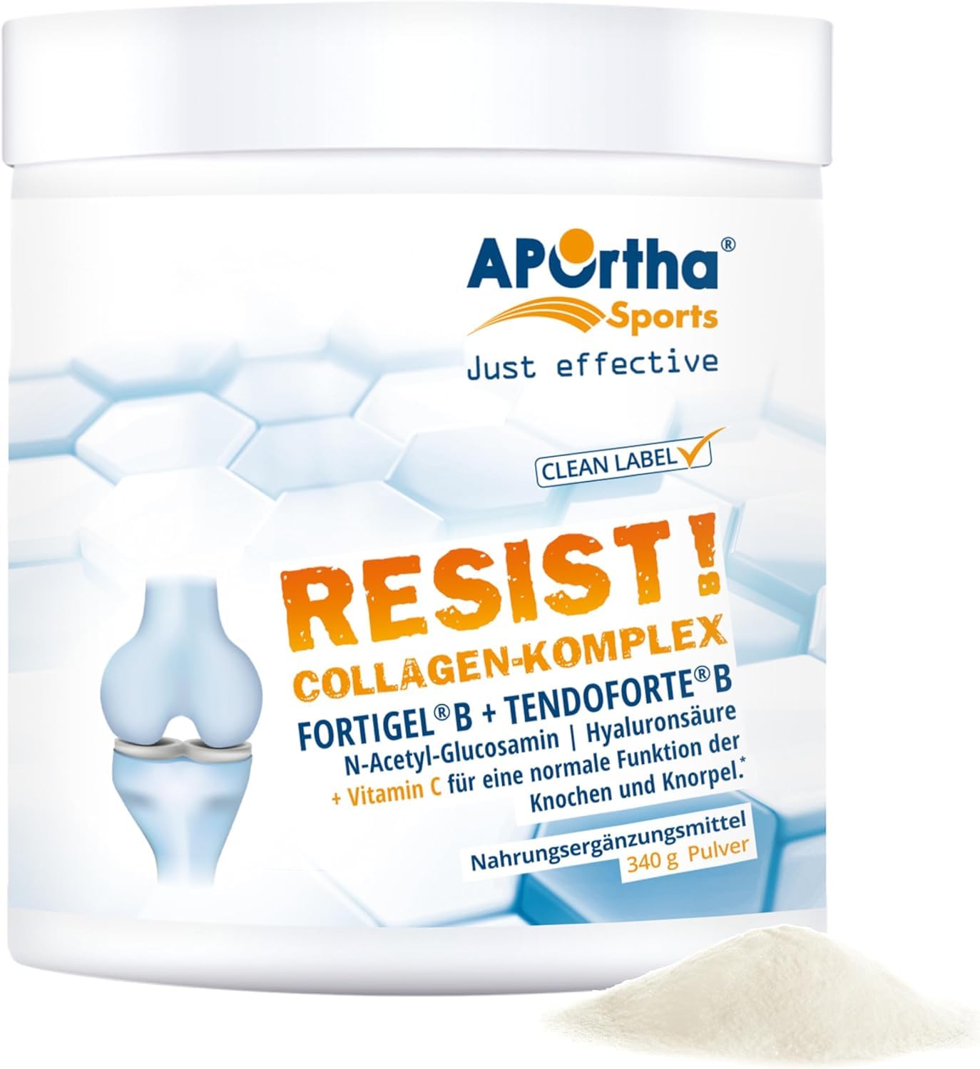 aportha-sports-resist-collagen-pulver-340-g-fortigel-2 image 1