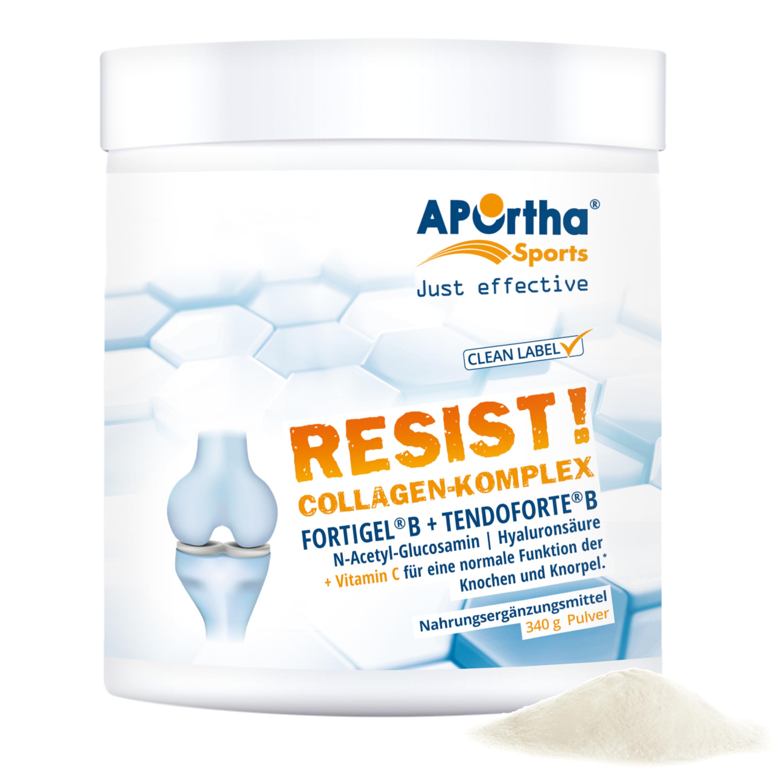 aportha-sports-resist-collagen-pulver-340-g-fortigel image 1