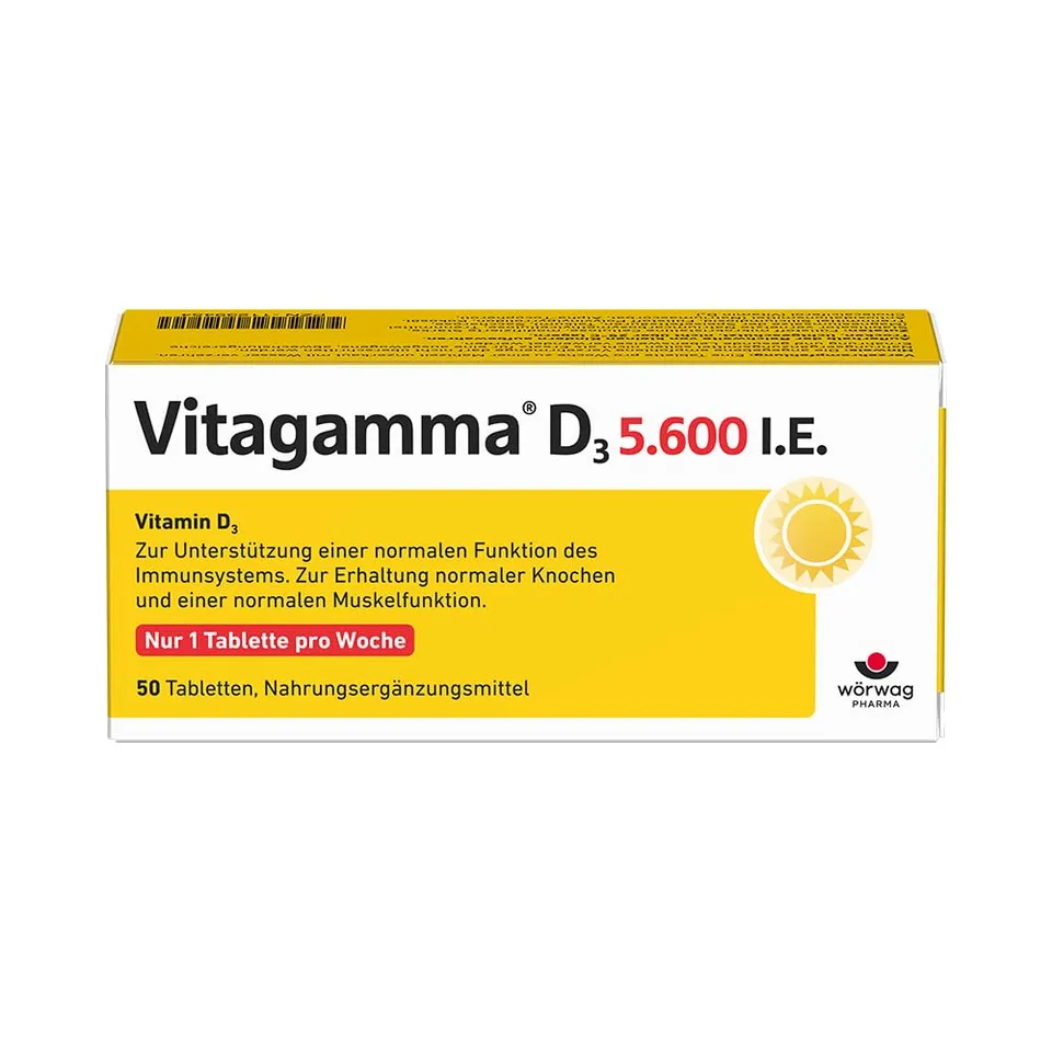 vitagamma-d3-5600-i-e-tabletten-50-stk-wochendepot image 1
