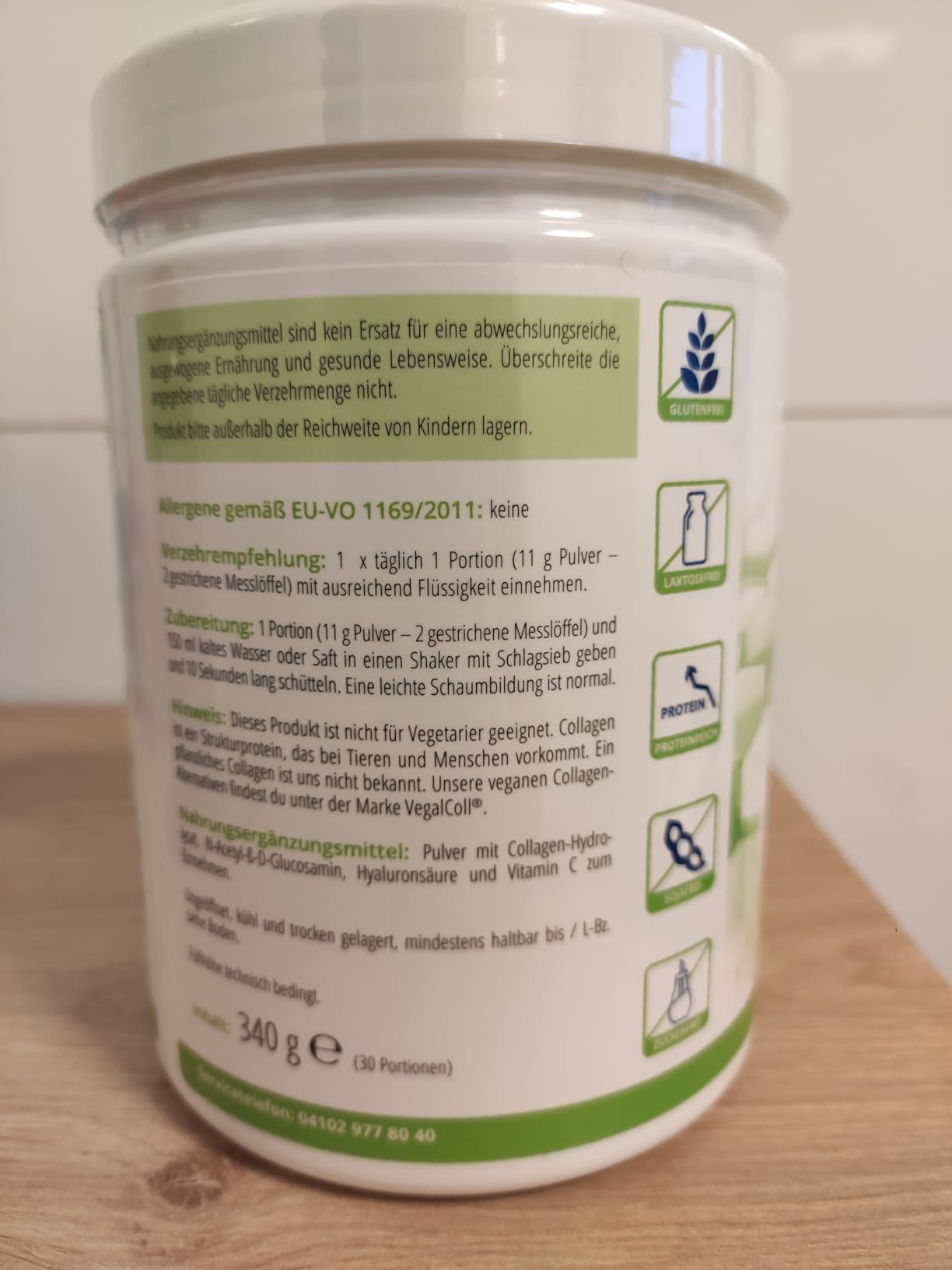 Dose hält lange