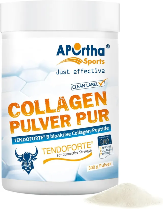 aportha-sports-tendoforte-collagen-pulver-pur-300-g-sehnen image 1