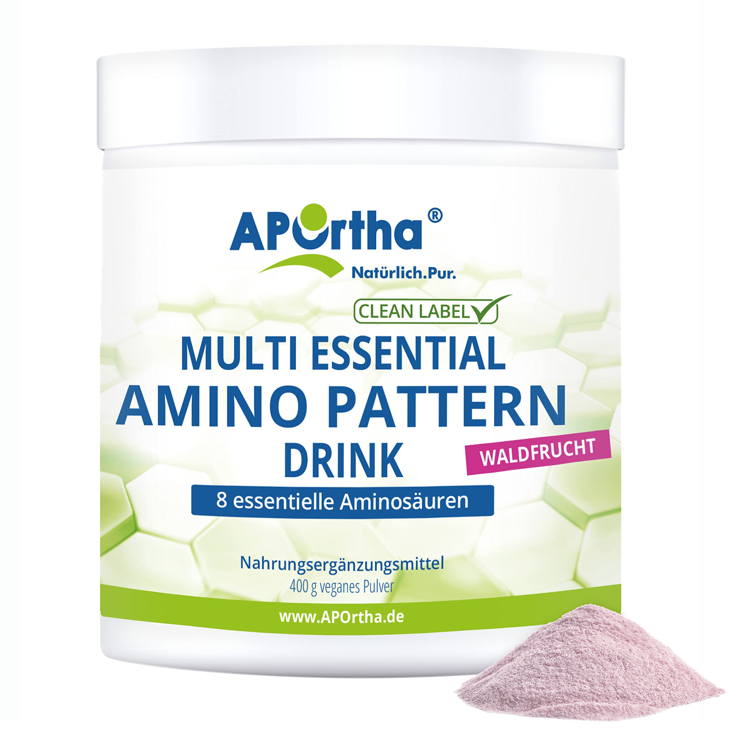 aportha-eaa-aminos-uren-pulver-waldfrucht-400-g-vegan image 1