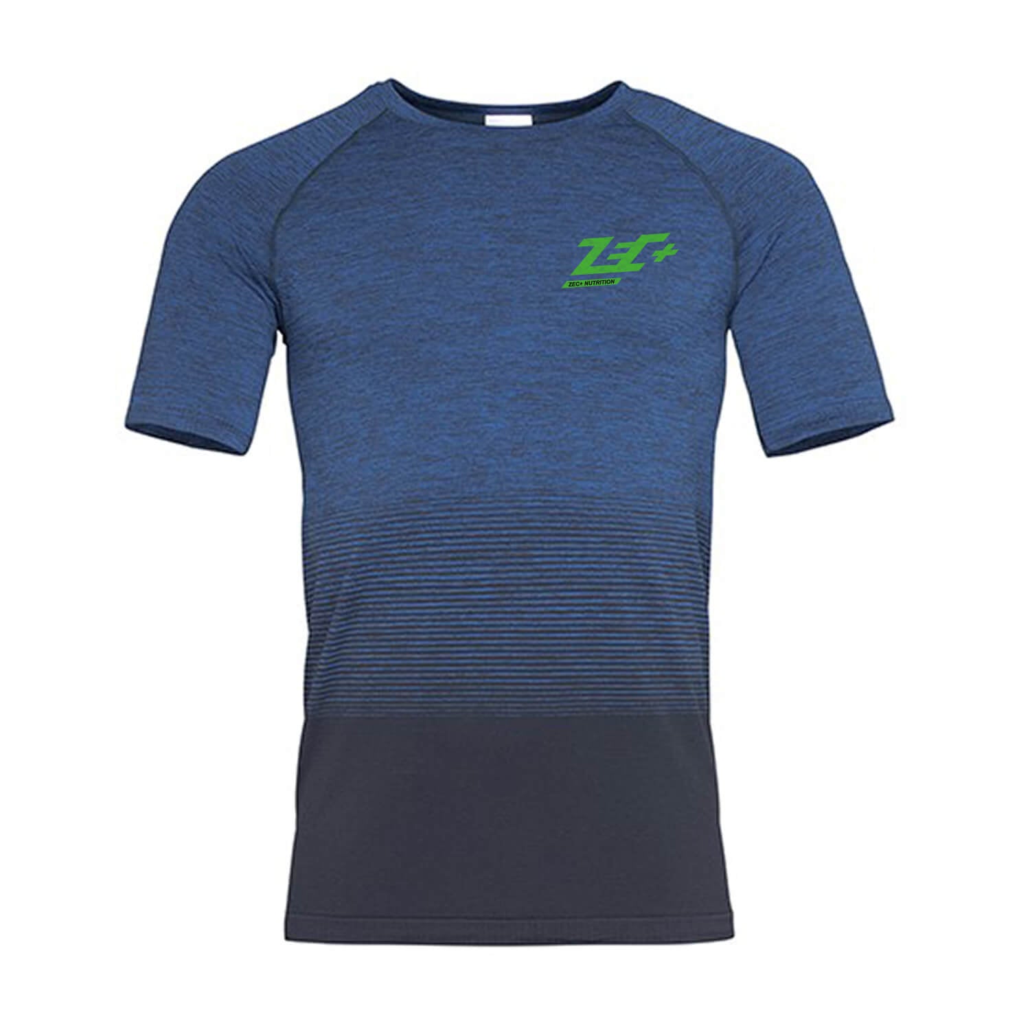 zec-health-gym-shirt-flow-t-shirt-herren-blau-active-dry image 1