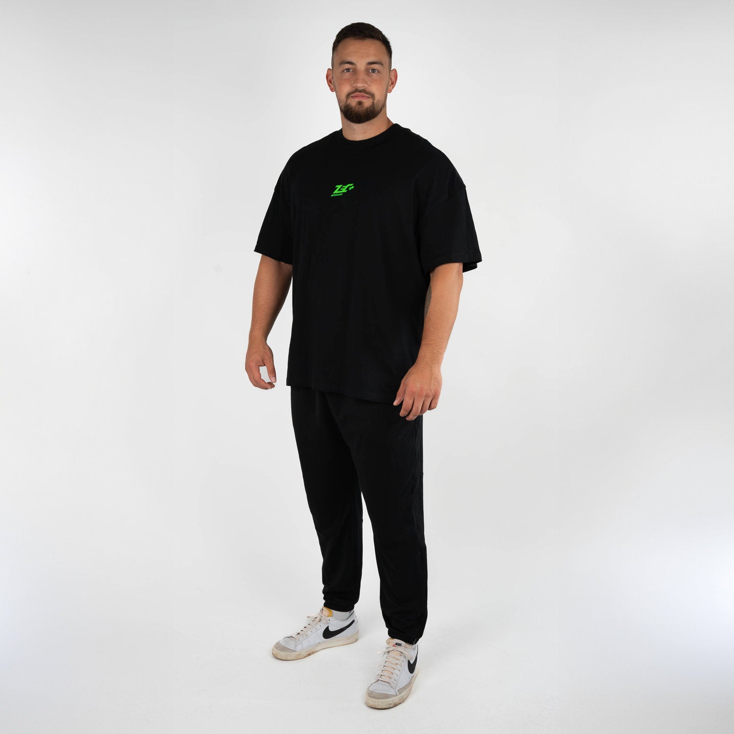 zec-basic-oversized-t-shirt-l-schwarz-baumwolle image 3