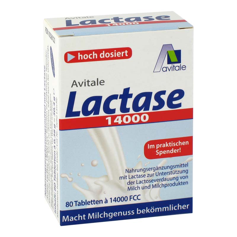 avitale-lactase-14000-fcc-tabletten-laktoseverdauung image 1