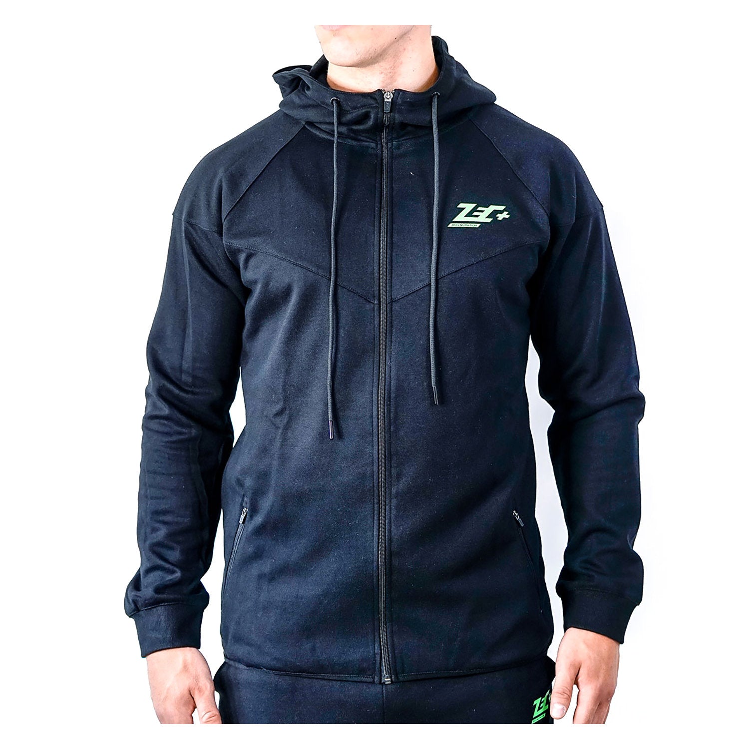 zec-new-school-hoodie-l-schwarz-kapuzenpullover image 1