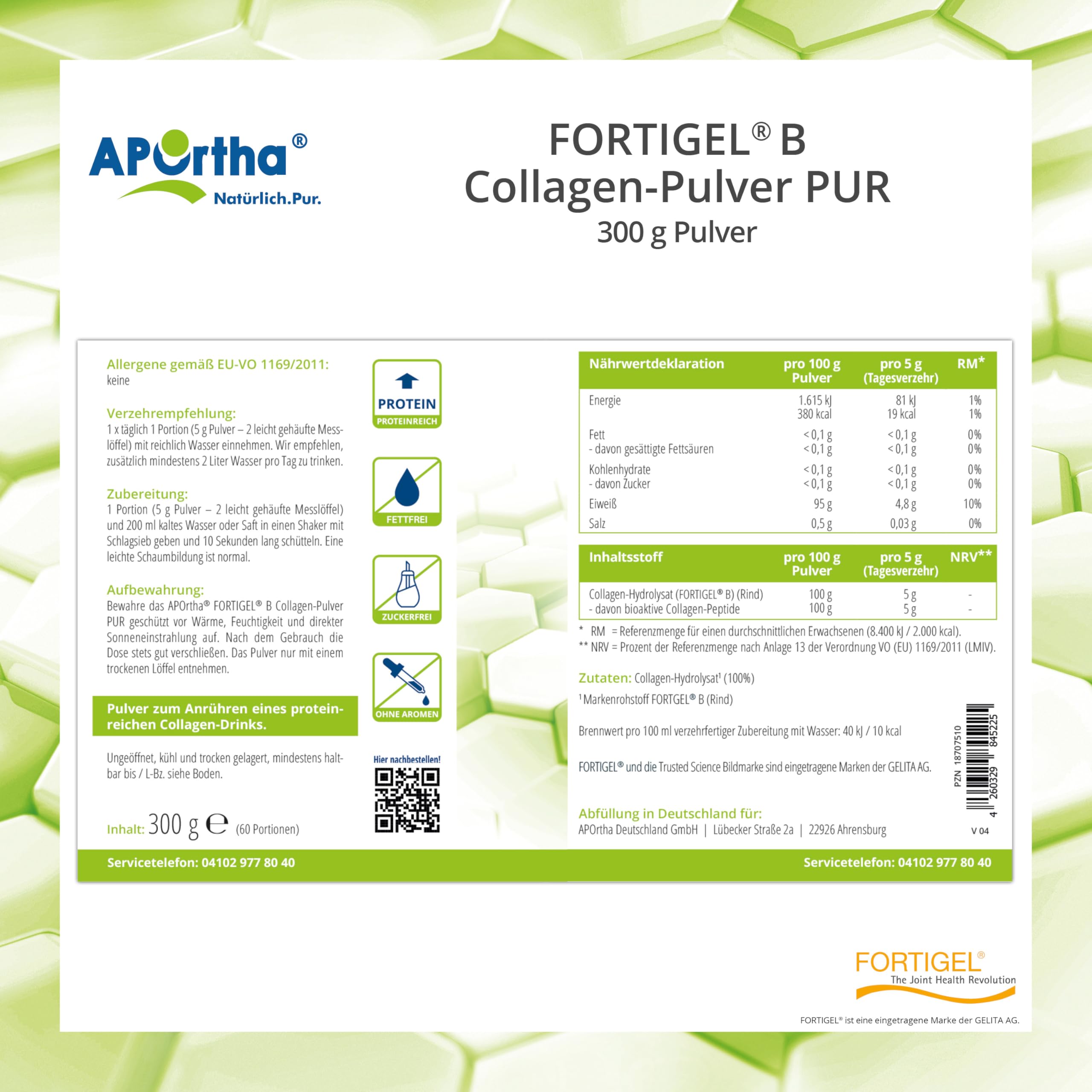 aportha-collagen-fortigel-pulver-300-g-pur-geschmacksneutral image 4