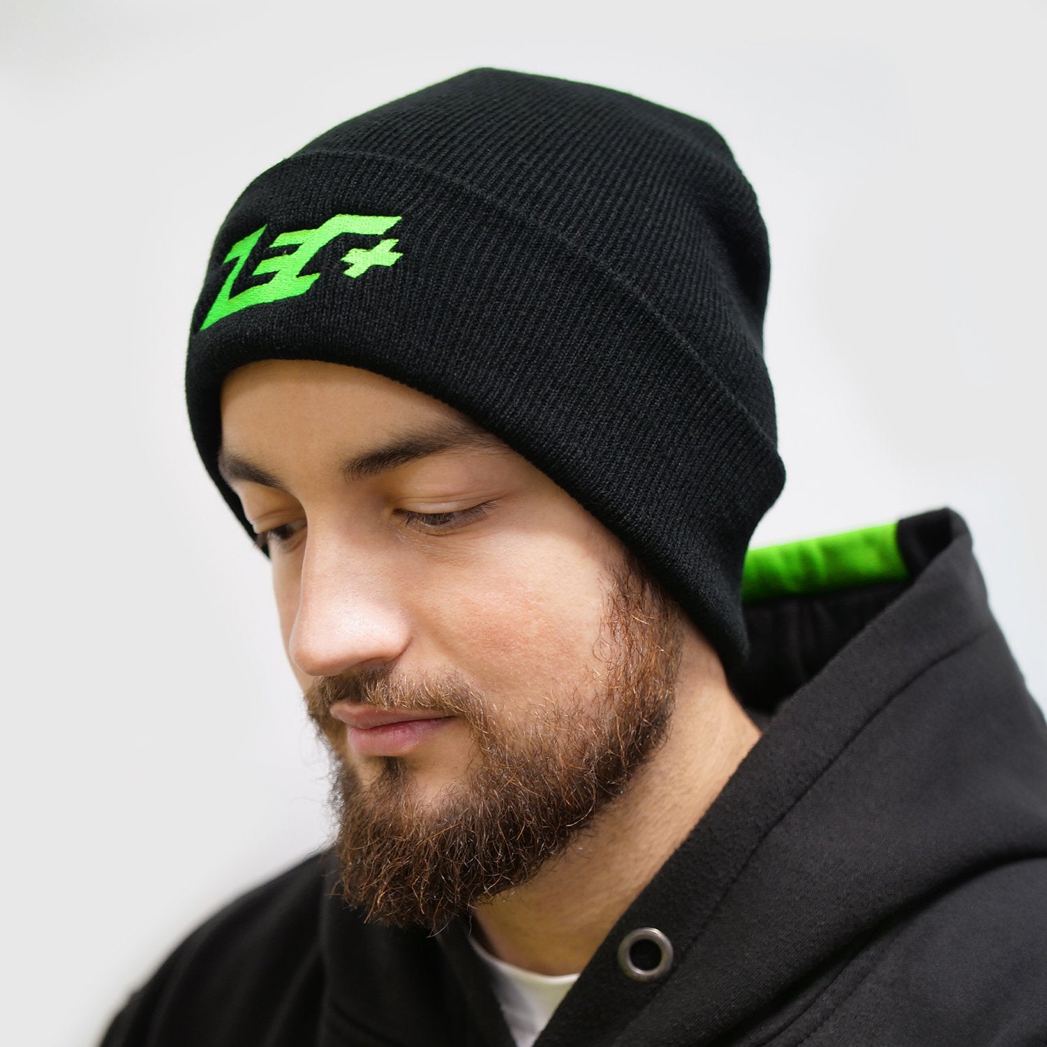 zec-premium-cuffed-beanie-m-tze-schwarz-acryl image 8