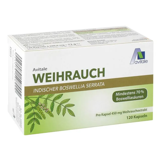 avitale-weihrauch-450mg-kapseln-boswellia-serrata-70-boswellias-uren image 1