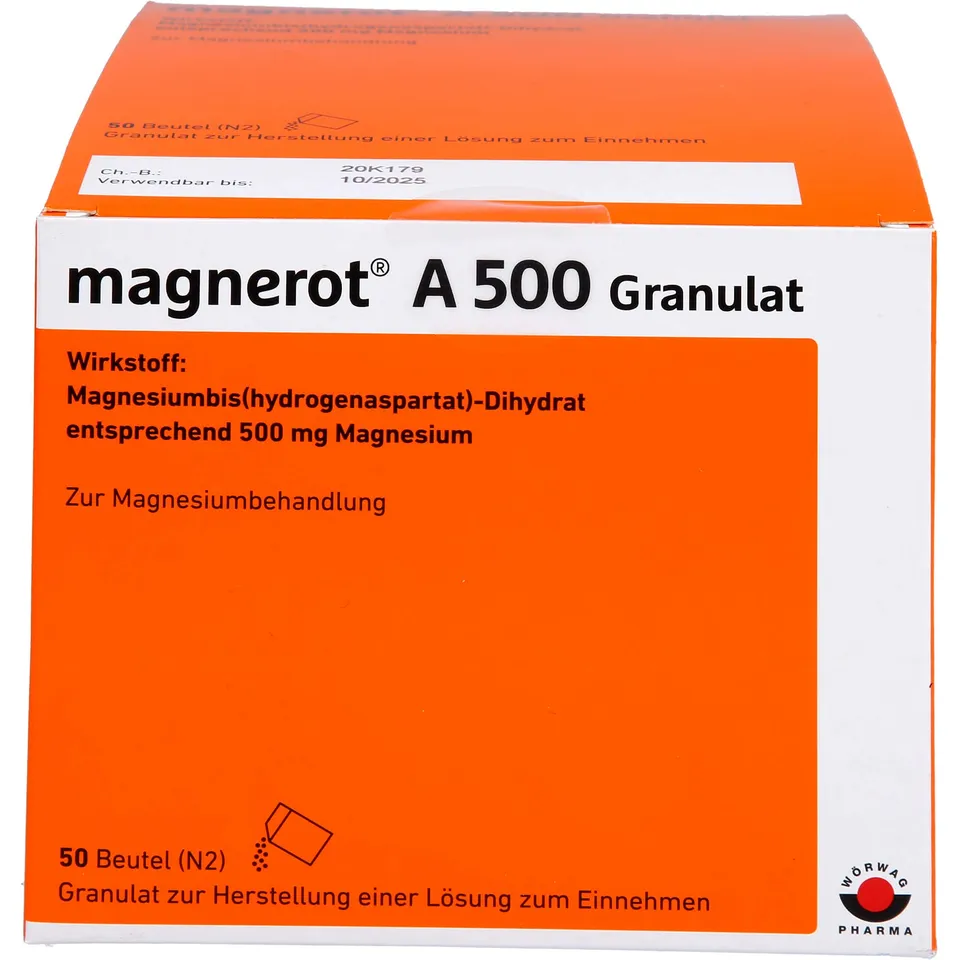 magnerot-a-500-granulat-50-beutel-magnesium-passionsfrucht image 1