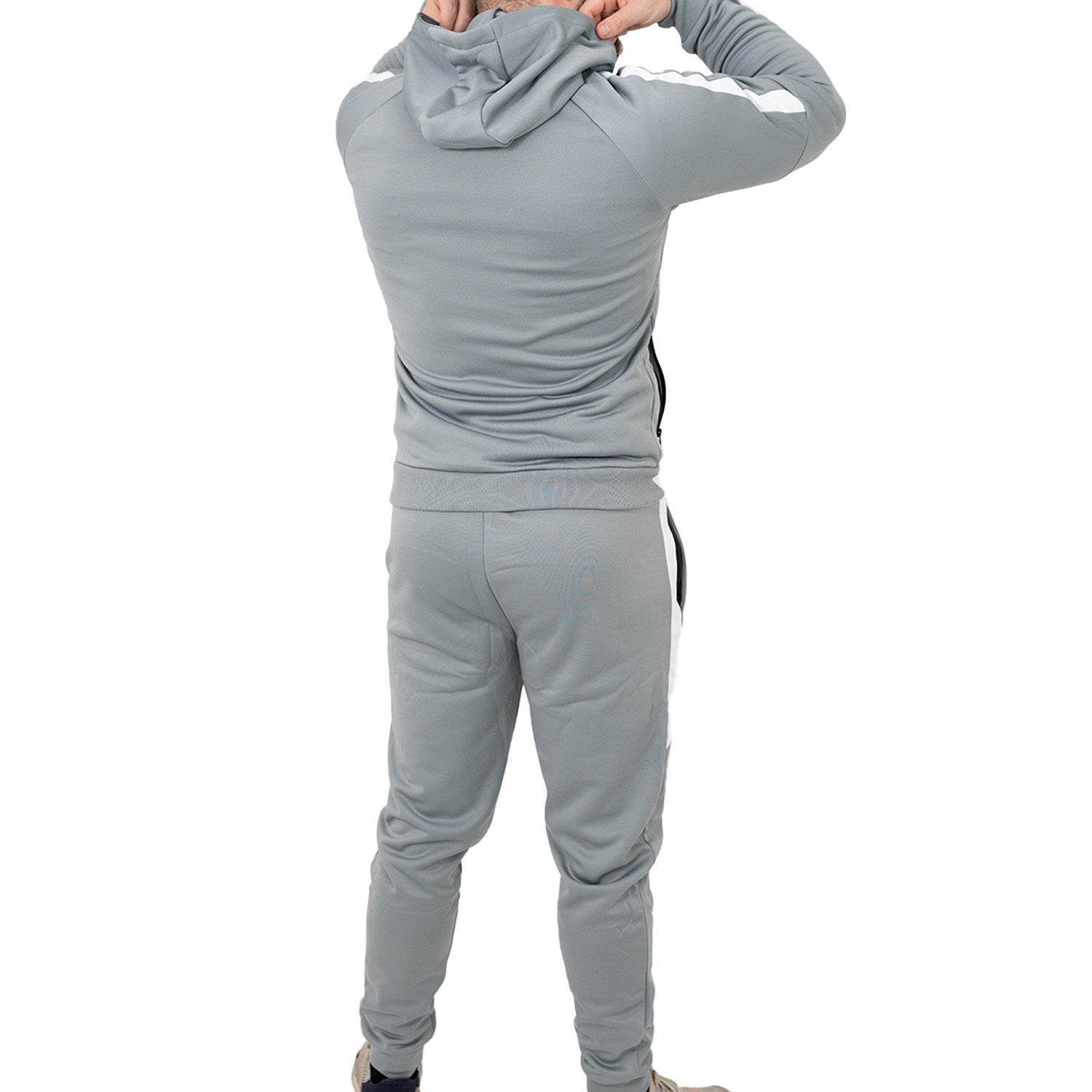 zec-passion-tracksuit-trainingsanzug-grau-polyester image 2