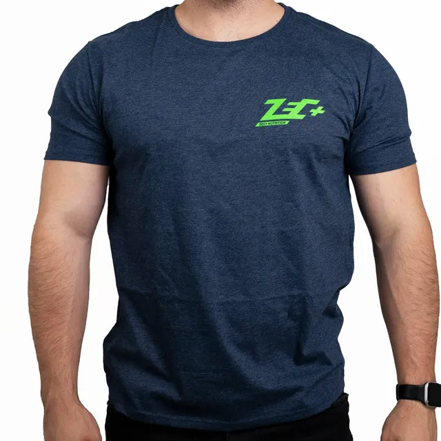 zec-melange-t-shirt-herren-t-shirt-schwarz-m-baumwolle image 1