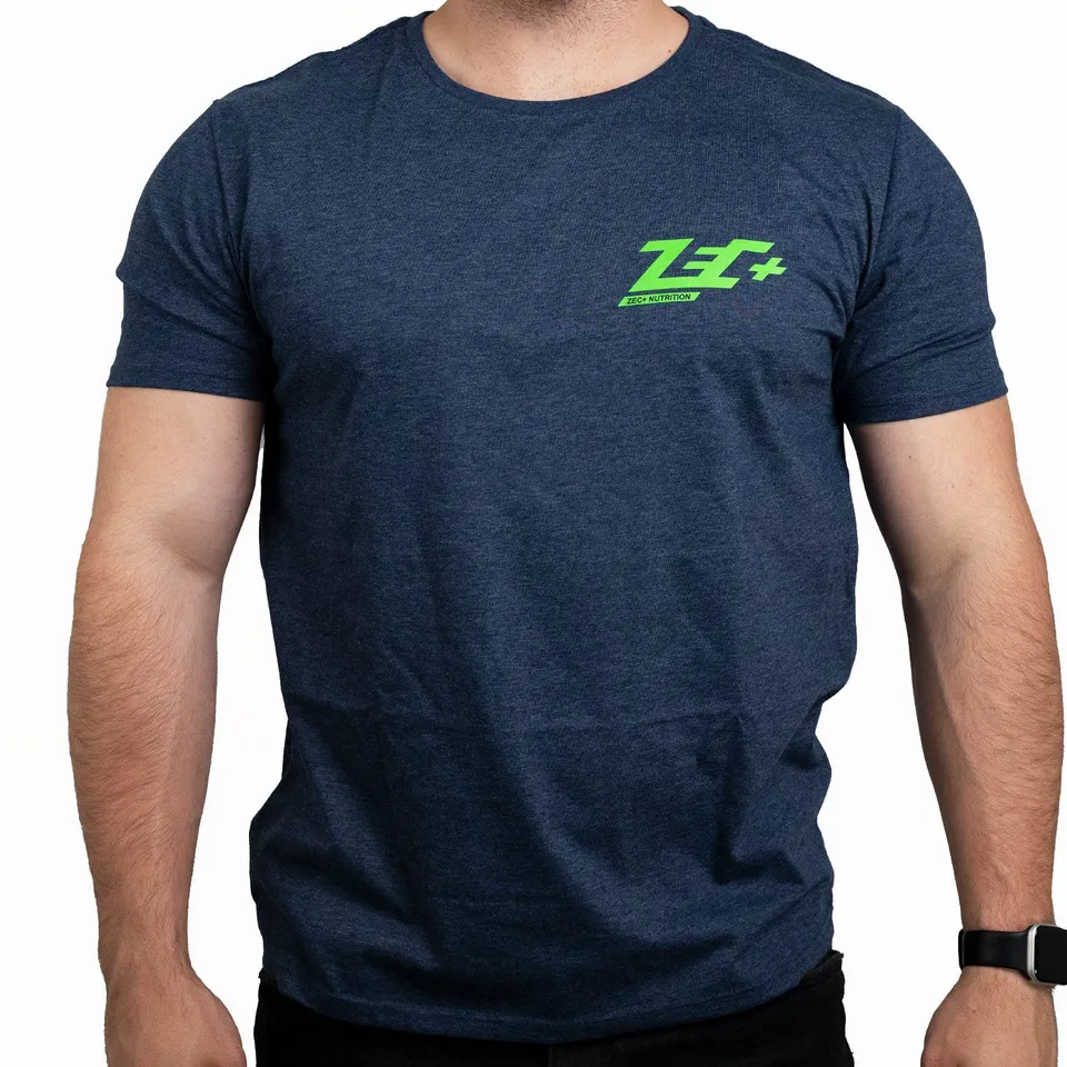 zec-melange-t-shirt-herren-t-shirt-schwarz-m-baumwolle image 1