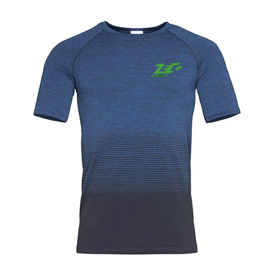 zec-health-gym-shirt-flow-t-shirt-herren-blau-active-dry image 1