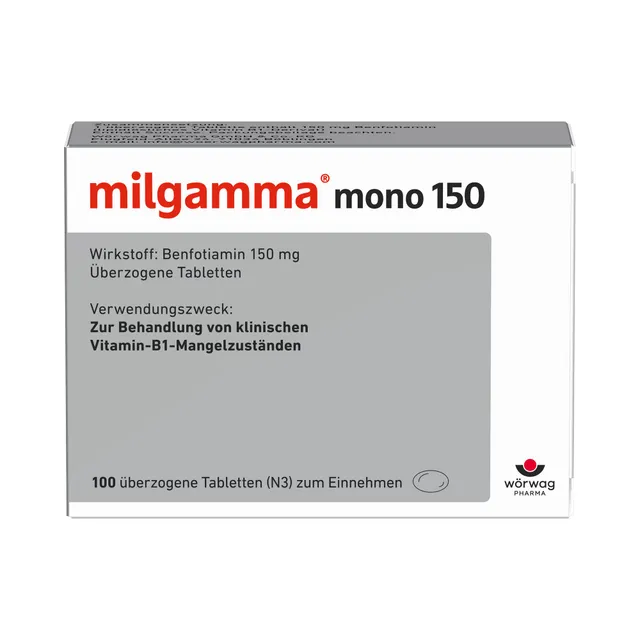 milgamma-mono-150-berzogene-tabletten-100-st-vitamin-b1 image 1