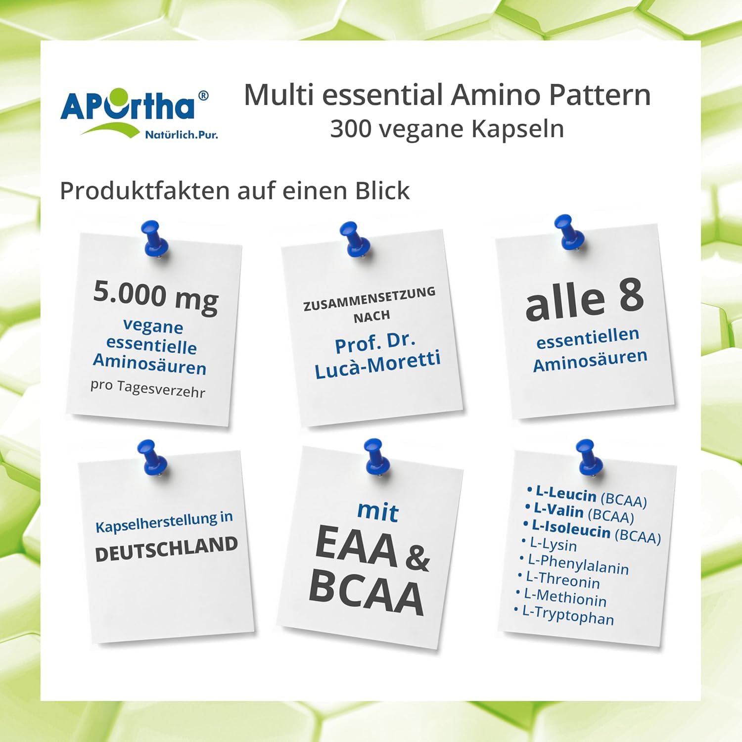 aportha-aminos-uren-multi-essential-amino-pattern-eaa-300-kapseln image 2