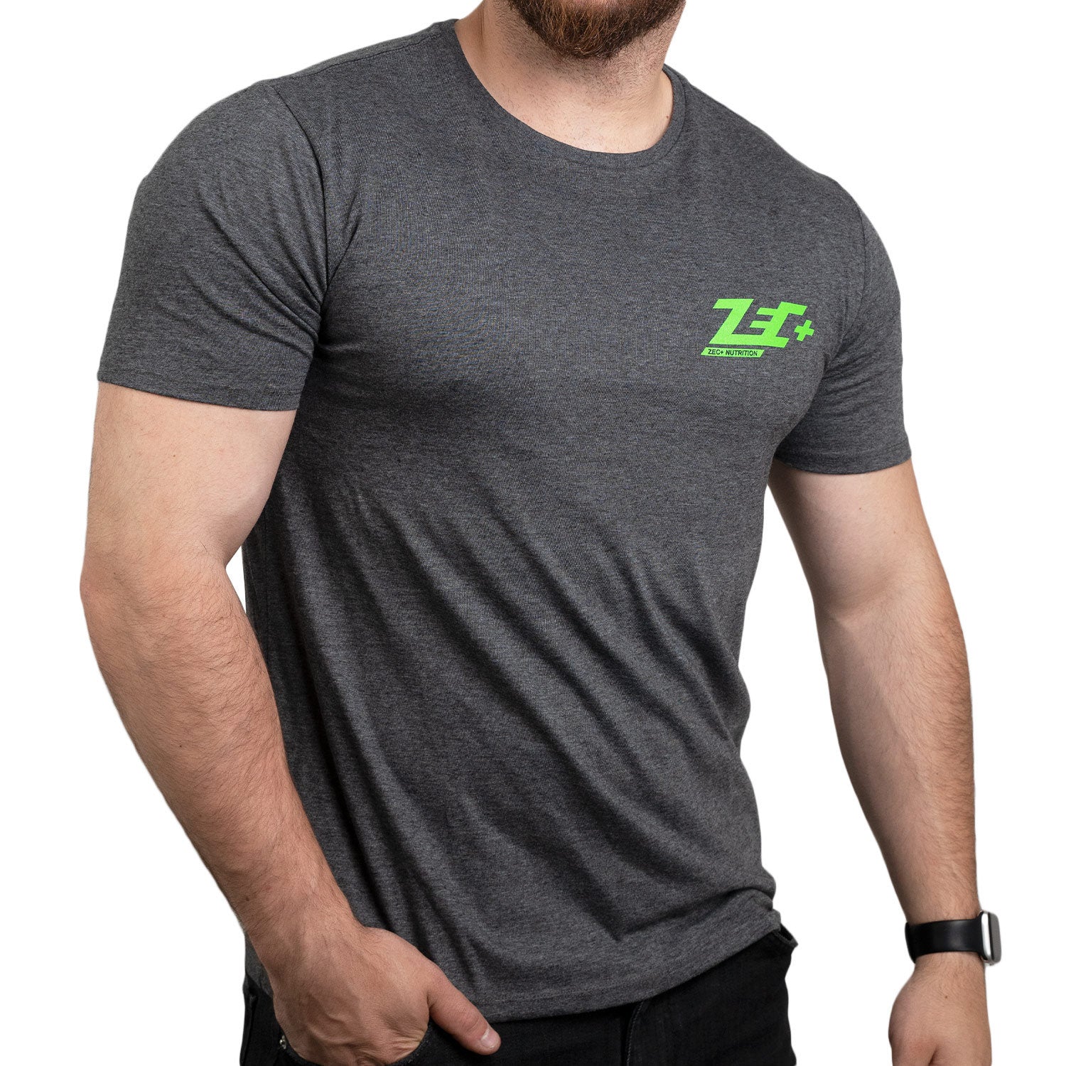 zec-melange-t-shirt-herren-t-shirt-schwarz-m-baumwolle image 7