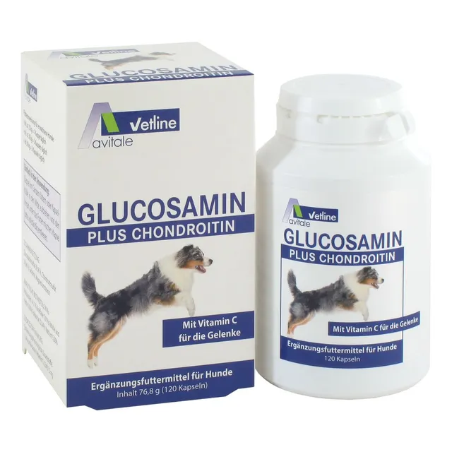 avitale-vetline-f-r-hunde-futtererg-nzung-glucosamin-kapseln image 1