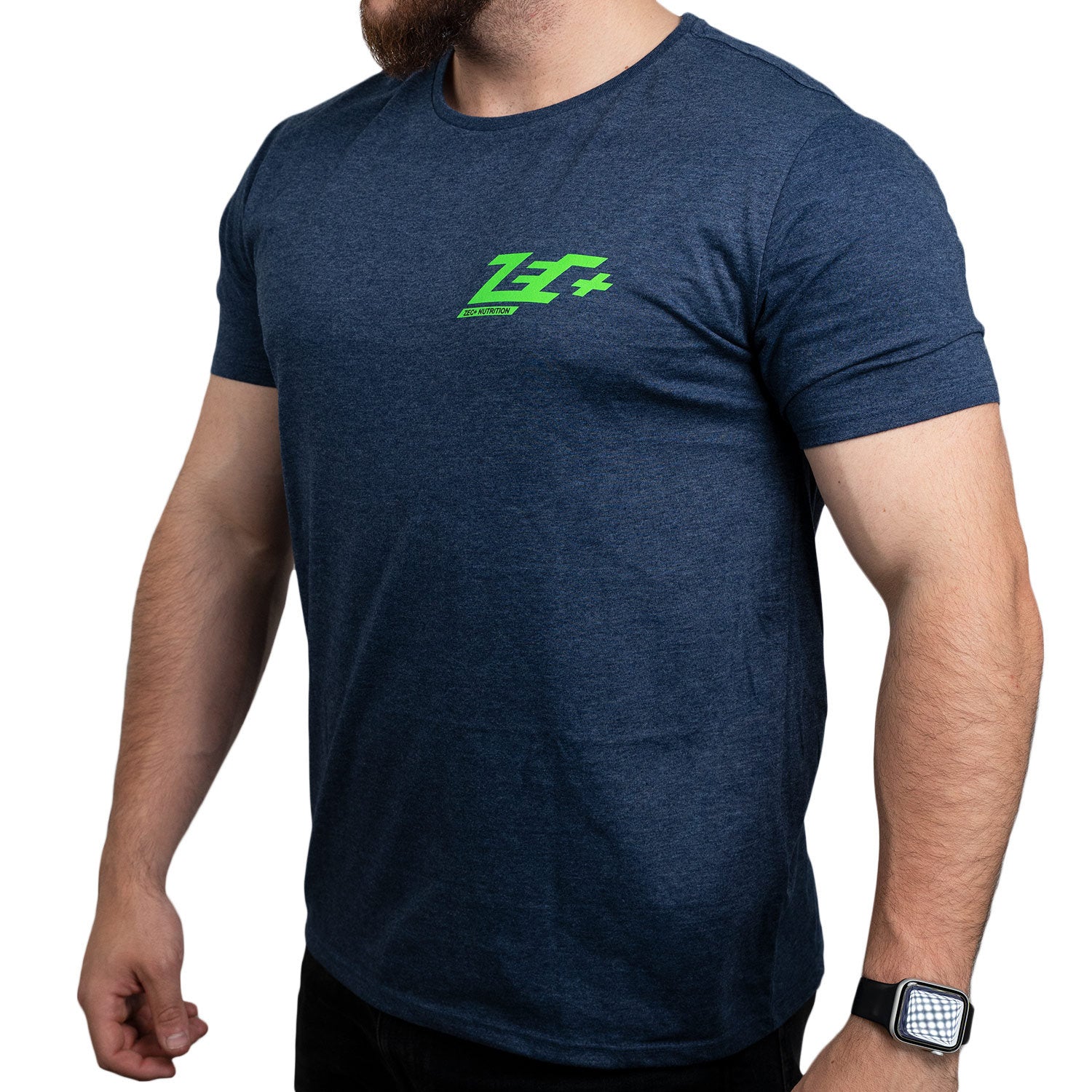 zec-melange-t-shirt-herren-t-shirt-schwarz-m-baumwolle image 4