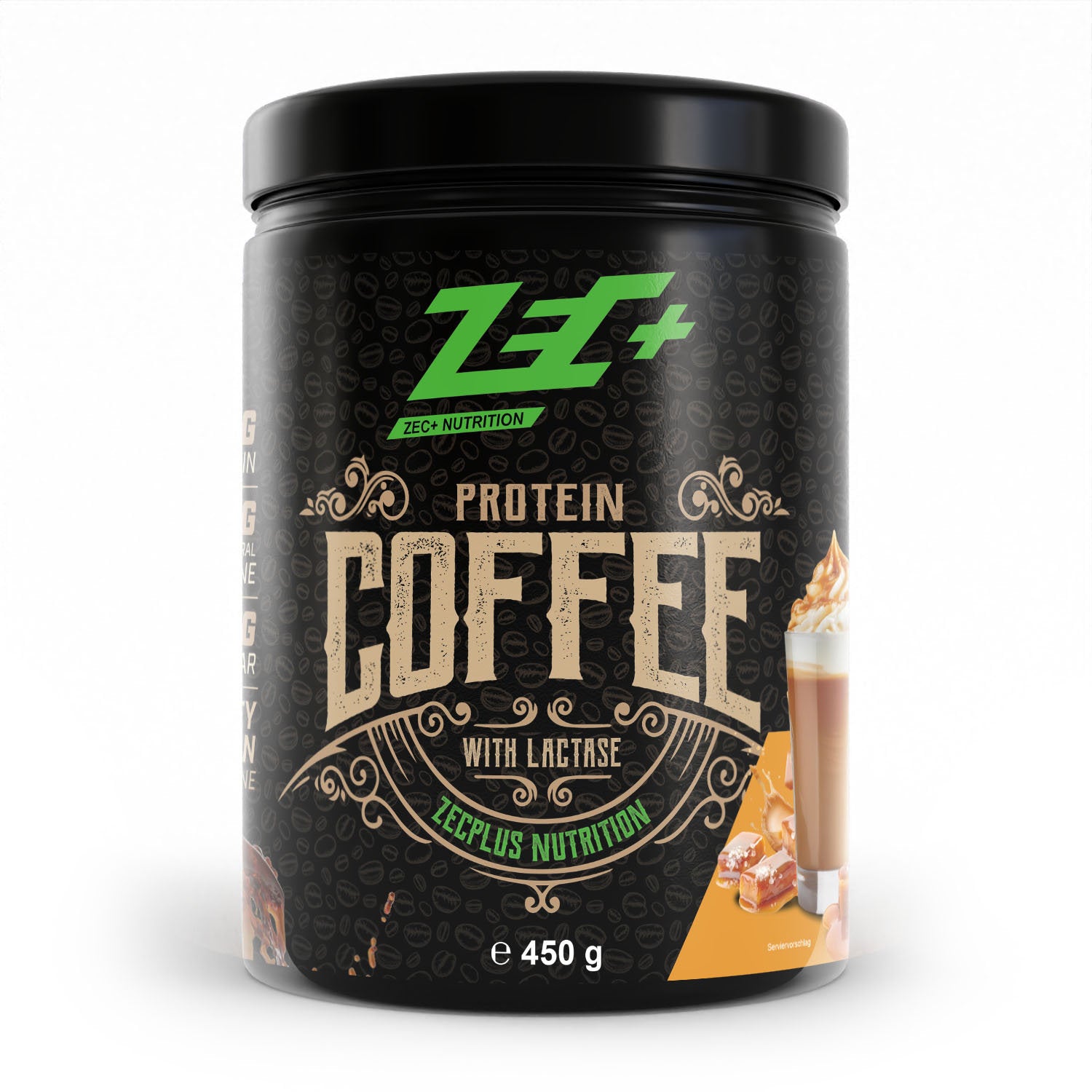 zec-protein-coffee-pulver-salted-caramel-450g-mit-koffein image 5