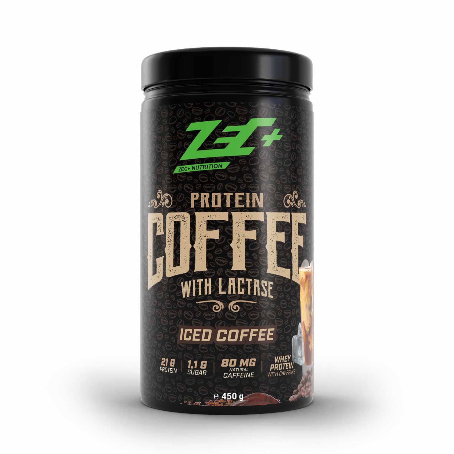 zec-protein-coffee-pulver-salted-caramel-450g-mit-koffein image 4
