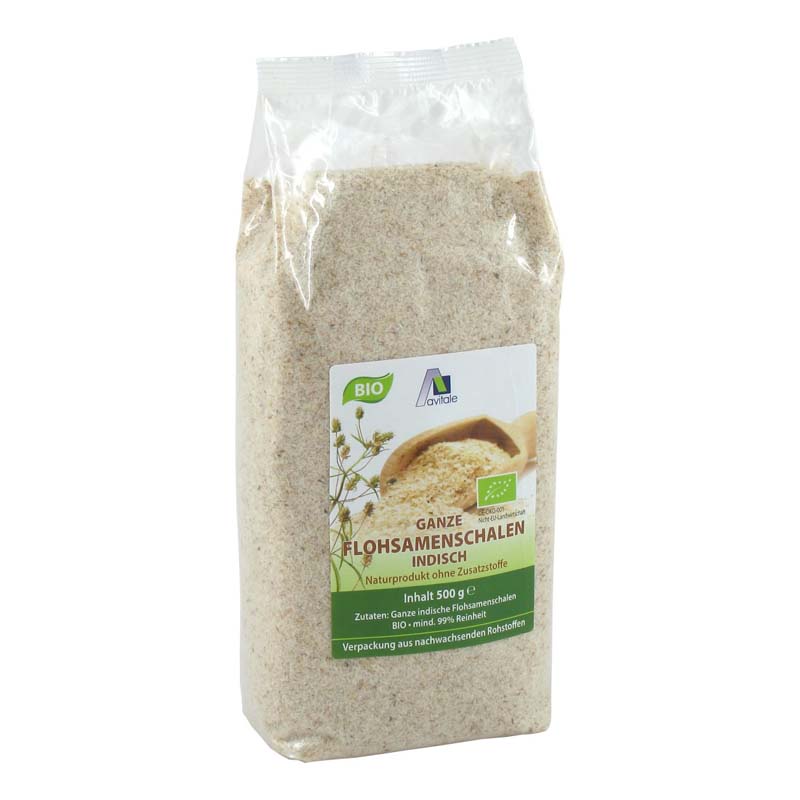avitale-flohsamenschalen-bio-500g-ganze-schalen-ballaststoffe image 1