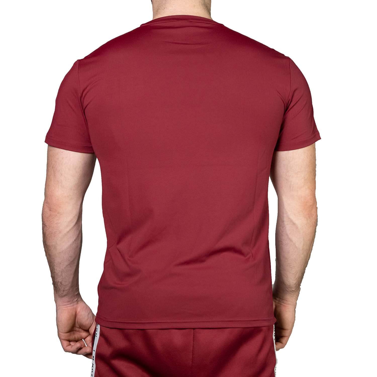 zec-vibes-t-shirt-herren-burgundy-l-100-polyester image 2
