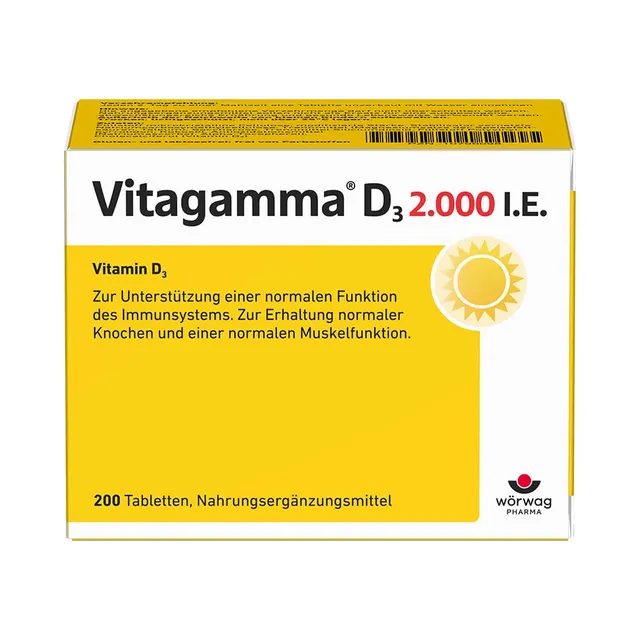 vitagamma-d3-2000-i-e-vitamin-d3-tabletten-200-st-ck image 1