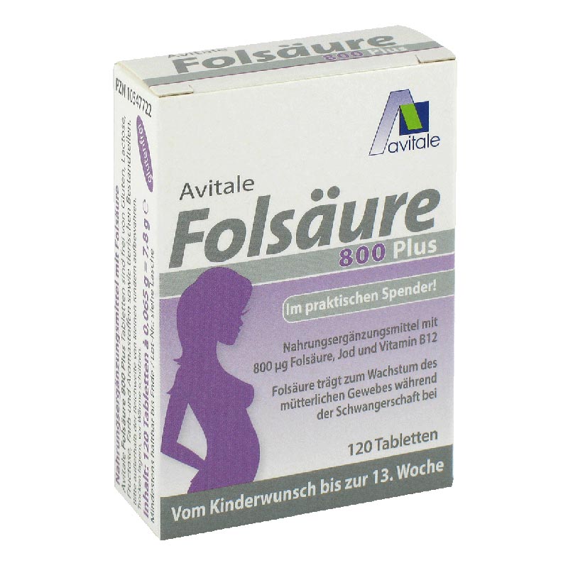avitale-fols-ure-800-tabletten-vegan-schwangerschaft image 1