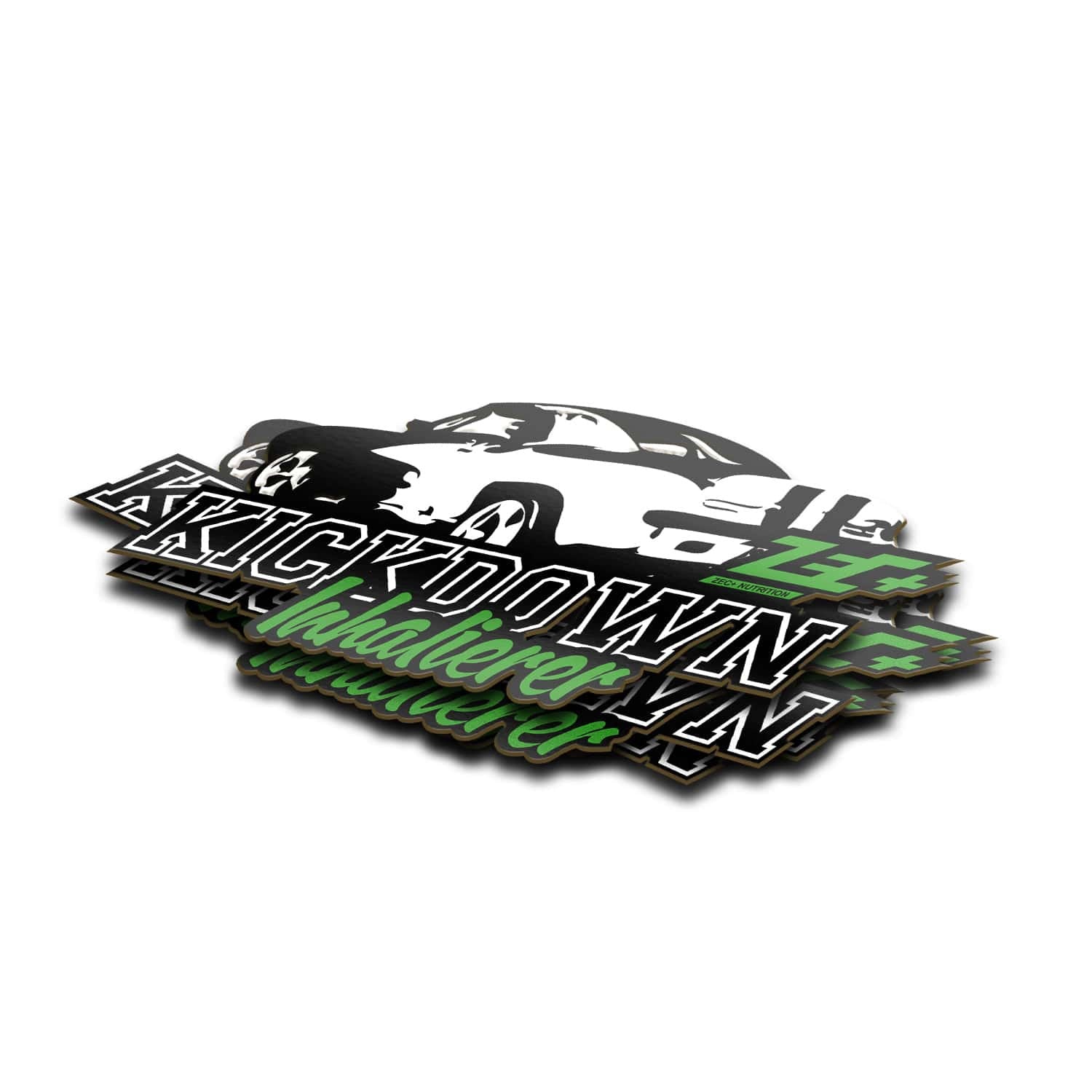 zec-autoaufkleber-klein-unleash-kickdown-sticker image 2