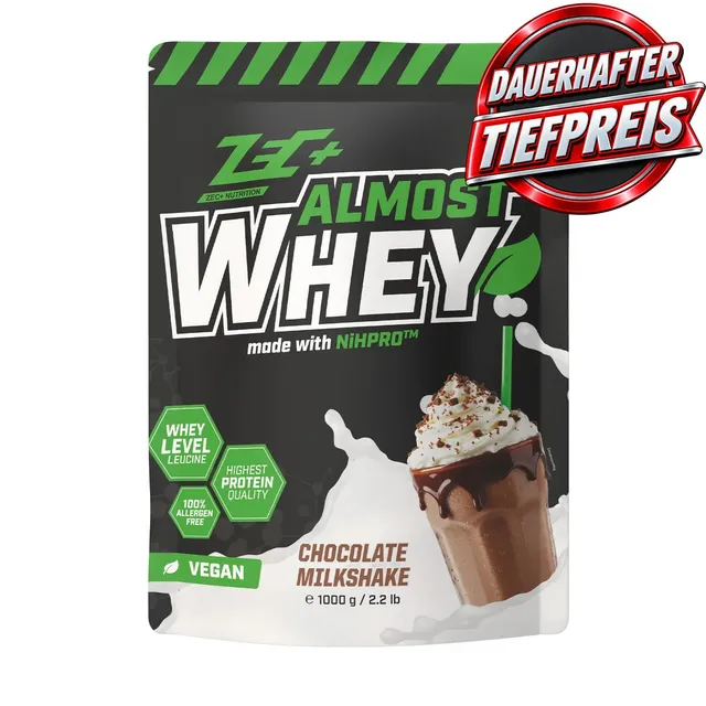 zec-almost-whey-protein-pulver-1000g-vanilla-laktosefrei image 1