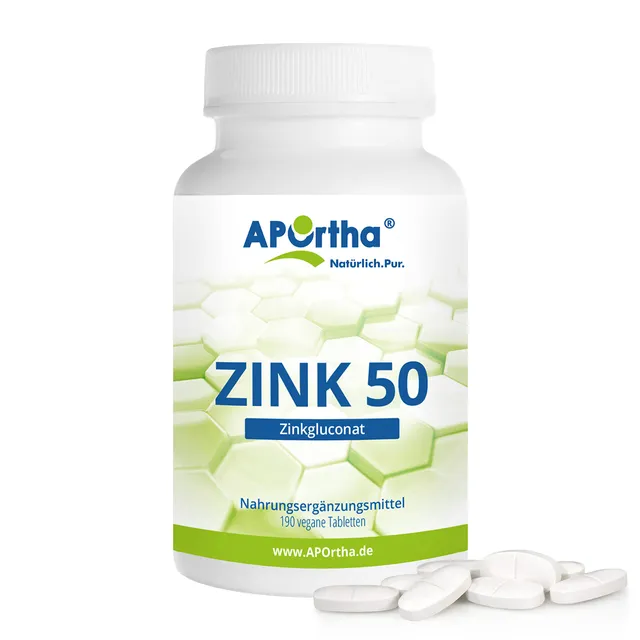 aportha-spurenelemente-zink-50-tabletten-190-st-ck-vegan image 1