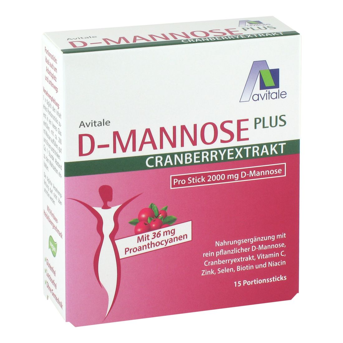 avitale-d-mannose-plus-cranberryextrakt-sticks image 1